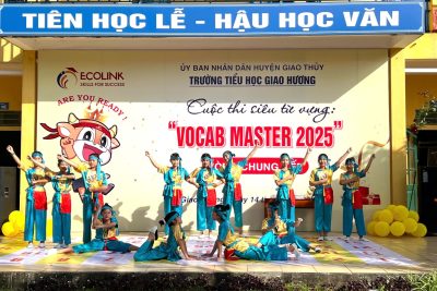 TRƯỜNG TIỂU HỌC GIAO HƯƠNG TỔ CHỨC CUỘC THI SIÊU TỪ VỰNG “VOCAB MASTER 2025”